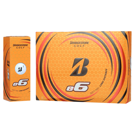 E6 White Golf Ball, Dozen 2021