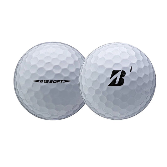 E12 Soft Golf Balls, White, 12 Pack